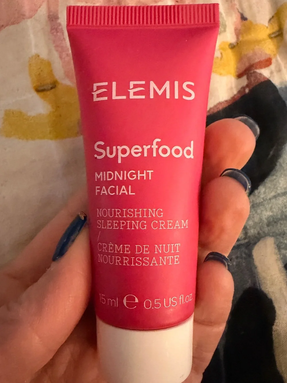 ELEMIS Superfood Midnight Facial Nourishing Sleeping Cream .5 fl oz/15 mL Travel